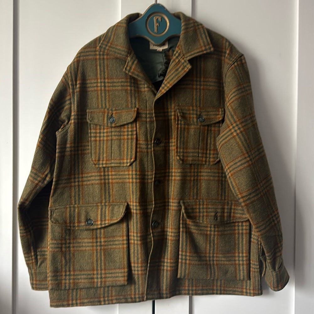 Vintage Plaid Woolrich Wool Chore Coat - 44 (L)